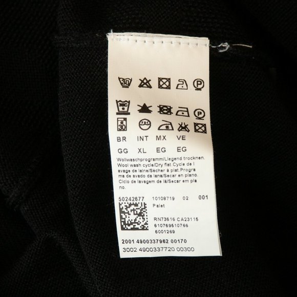 Hugo Boss Black Houndstooth Palet V-Neck Sweater - Picture 5 of 5